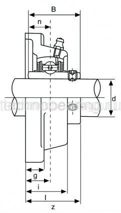 Подшипниковый узел UCF210 TECHNIX