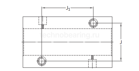 Линейный подшипник в сборе с корпусом LTCD 40 D-2LS SKF