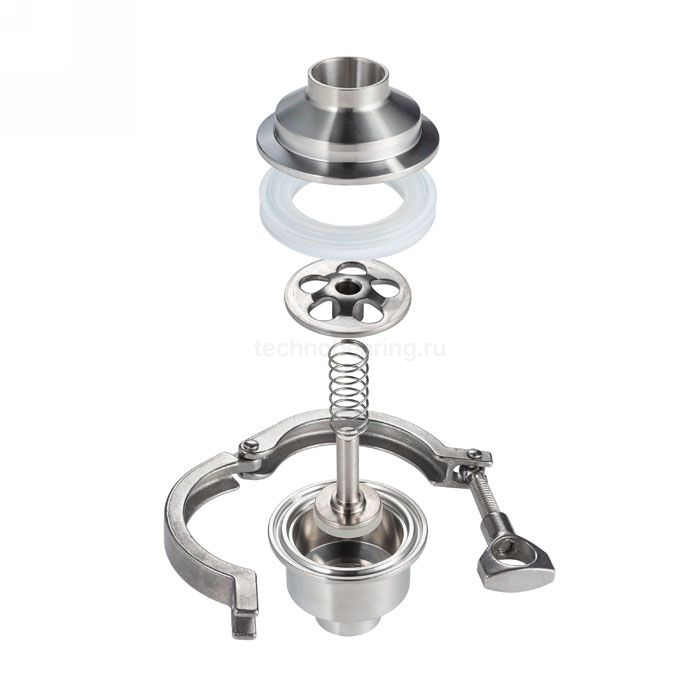 Обратный клапан нержавеющий (AISI304) DN32, типа сварка-сварка TLCV032WDS TITAN LOCK