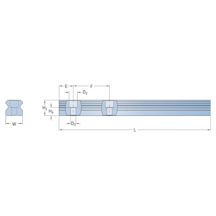 Направляющая LLTHR 30 P3 EWELLIX