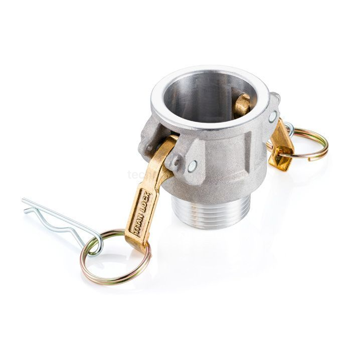 Камлок алюминиевый тип B серия "EcoLine" розетка, наруж. резьба BSP 3/4", TL75BAL-EL TITAN LOCK