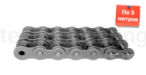 Цепь приводная роликовая трехрядная никелированная 16B-3 Sati
