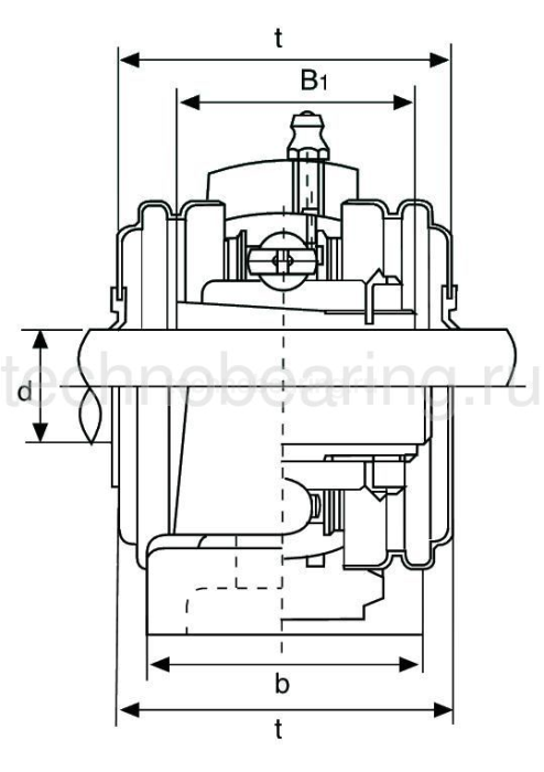 Подшипниковый узел UKP320 ISB
