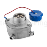 Розетка оптическая, 6-ти контактная, 3 J-слота, алюминий, TLPS-6 TITAN LOCK