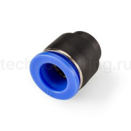Фитинг-заглушка цанговая пневматическая, 8 мм, пластик, тип PPF, TLP-PPF8 TITAN LOCK