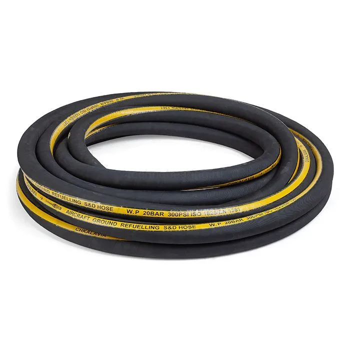 Рукав для авиационного топлива и заправки самолетов CHKALAVIA, нап-всас, внутр. диам. 25мм, -30C, 20 Бар, TL025CHK TITAN LOCK