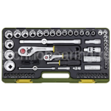 Полный набор дюймового инструмента с флажковыми трещотками, 65  поз. (5/32" до 1 3/8") 23294 Proxxon