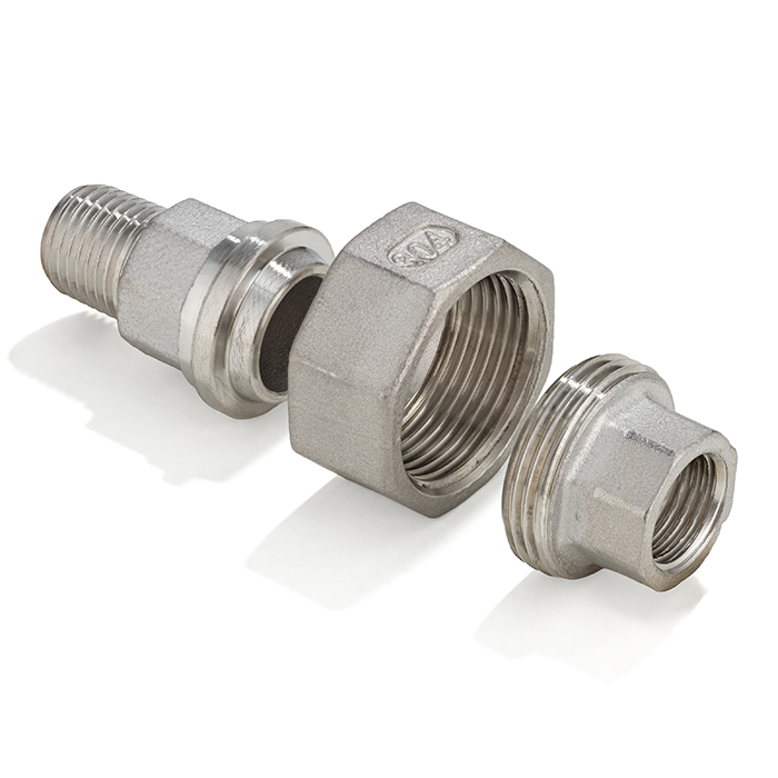 Американка конусная нержавеющая (AISI304) 2 1/2", ВР/НР TL2.1/2UFMC TITAN LOCK — детальное фото 1