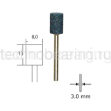 Шлифовальные биты из карбида кремния, цилиндр, набор (3 шт.) 28781 Proxxon