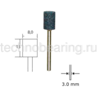 Шлифовальные биты из карбида кремния, цилиндр, набор (3 шт.) 28781 Proxxon