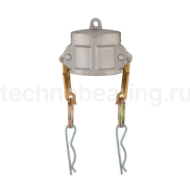 Камлок алюминиевый тип DC, заглушка для ниппеля 1 1/2", TL150DCAL TITAN LOCK