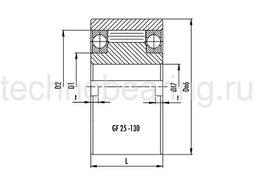 Обгонная муфта GF40 (NFR40) CTS