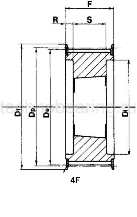 Шкив зубчатый с профилем HTD под втулку тапербуш 30-14M-115 TB (PHP 30-14M-115TB) Sati