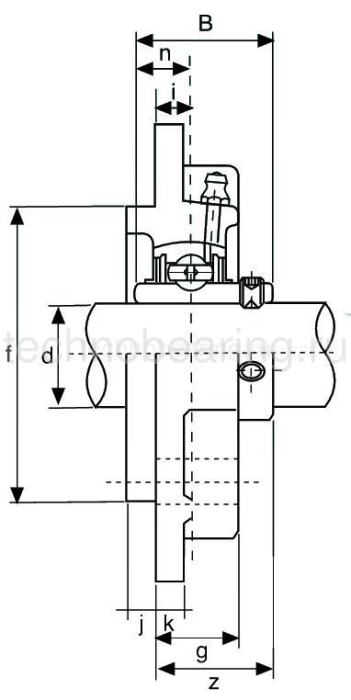 Подшипниковый узел UCFCX12 ISB — детальное фото 2