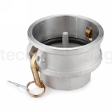 Муфта для клапана отвода паров 4in, внутр. резьба BSP 3in, алюминий, TL4030DVRAL TITAN LOCK