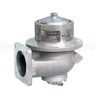 Пневматический донный клапан, квадратный фланец, алюминий, 4in, TL400PBV-S TITAN LOCK