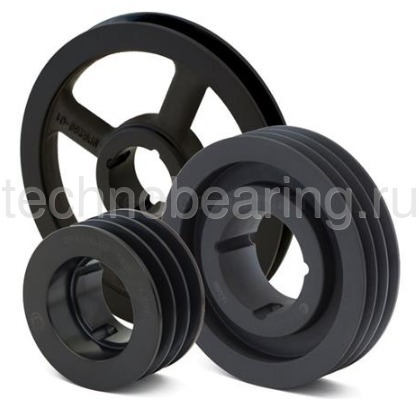 Шкив клиновой  под втулку тапербуш SPB150-03 TB (PHP 3SPB150TB) Sati — детальное фото 0