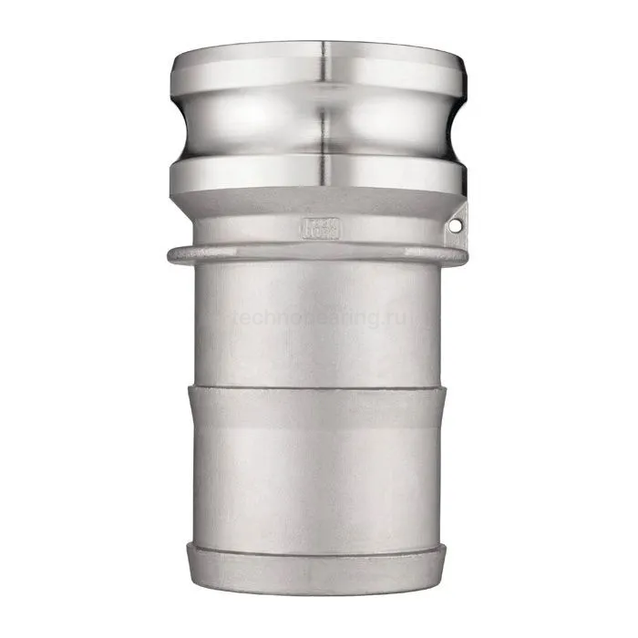 Камлок нержавеющий тип E, ниппель с хвостовиком 3", AISI304, TL300ESS TITAN LOCK