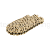 Приводная цепь для мотоцикла усиленная (сальниковая X-Ring) GOLD 520-XR-128L ISKRA