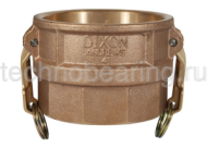 3in Соединение типа D розетка, внутр. резьба BSP (латунь) 300DBRB DIXON