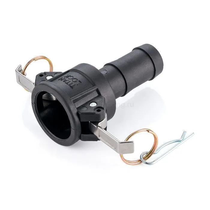 Камлок полипропиленовый тип С, розетка с хвостовиком 3/4", TL75CPP TITAN LOCK