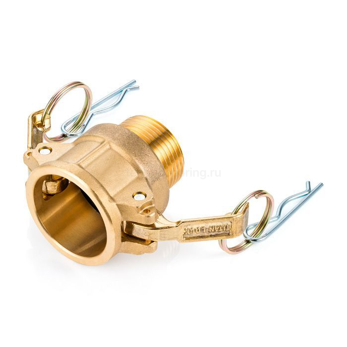 Камлок латунный тип B розетка, наруж. резьба BSP 3/4", TL75BBR TITAN LOCK