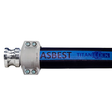 1,25in, Рукав для штукатурных работ «ASBEST», внутр. диам. 32мм, 40bar, TL032AS TITAN LOCK
