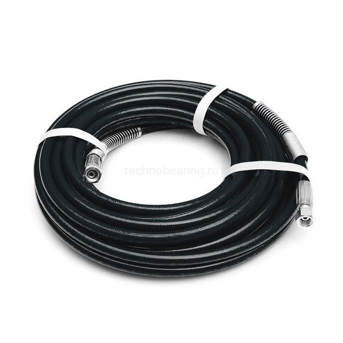 Шланг окрасочный "MONET" безвоздушный, 1/2", NPSM, сталь, 15 м., 500 бар, TLMN1/2S-15 TITAN LOCK