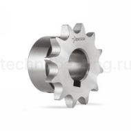 Звездочка со ступицей и готовым отверстием d=20, шпон. паз, для цепи: 06B-1, Z=17 ISKRA