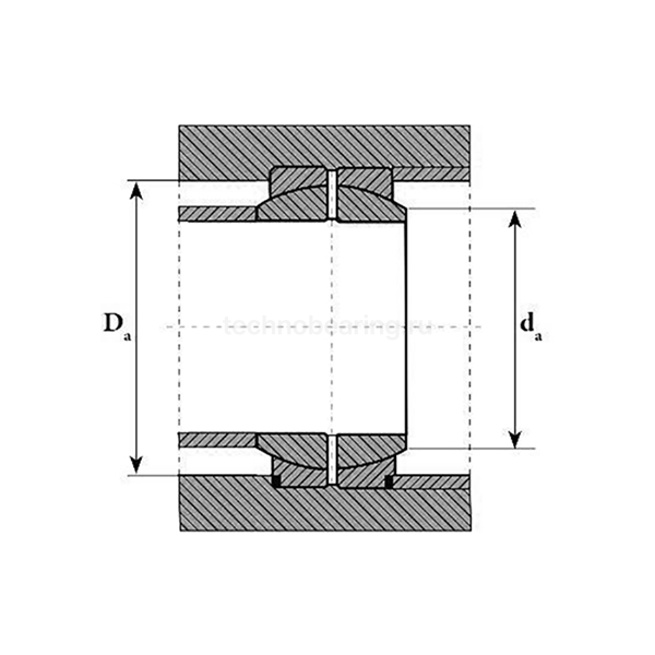 Подшипник GE80ES-2RS TECHNIX — детальное фото 2