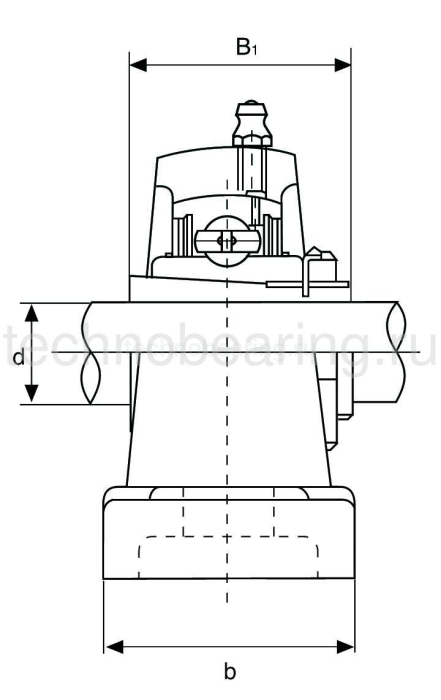 Подшипниковый узел UKP207 ISB
