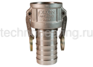 5in Соединение типа С, розетка с хвостовиком (нерж.) 500CSS DIXON