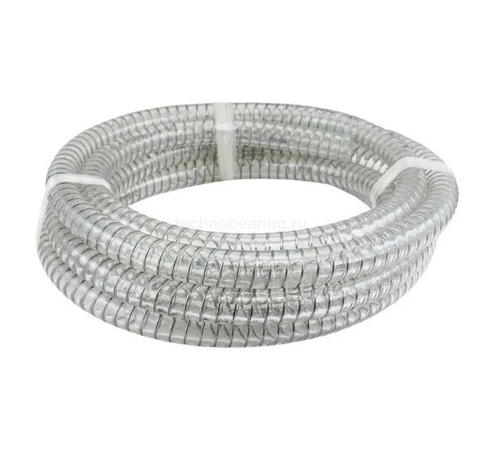 Пищевой нап.-всас. ПВХ рукав, армированный стальной спиралью "LADOGA", внутр.диам.32 мм TL032LG TITAN LOCK