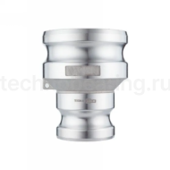 Камлок алюминиевый тип AA (переходник ниппель 2 1/2" х ниппель 3"), TL2530AAAL TITAN LOCK