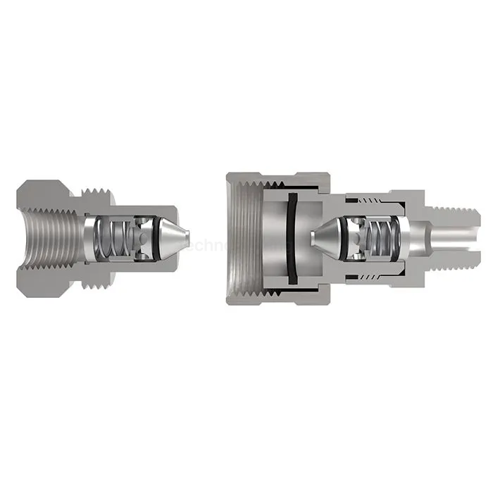 БРС серия T резьбовая, ISO 14540, розетка, оцинк. cталь, резьба NPT, 3/8in TL3TFN TITAN LOCK