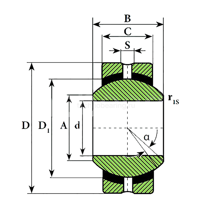 Подшипник SSR10 ISKRA