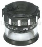 Увеличительное стекло (лупа) со стандартной шкалой в футляре 15x Peak 905.270