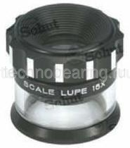 Увеличительное стекло (лупа) со стандартной шкалой в футляре 15x Peak 905.270