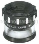 Увеличительное стекло (лупа) со стандартной шкалой в футляре 15x Peak 905.270