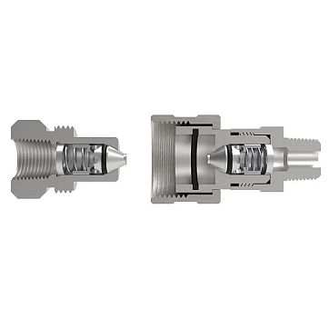 3/8in, БРС серия T резьбовая, ISO 14540, розетка, оцинк. cталь, резьба NPT TL3TFN TITAN LOCK