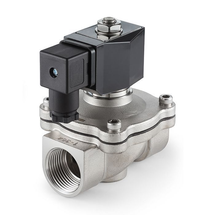 Соленоидный клапан нормально-закрытый, прямого действия, 220В, PN10, Нерж.304/FKM, DN32, TLSC32/10FK1S TITAN LOCK