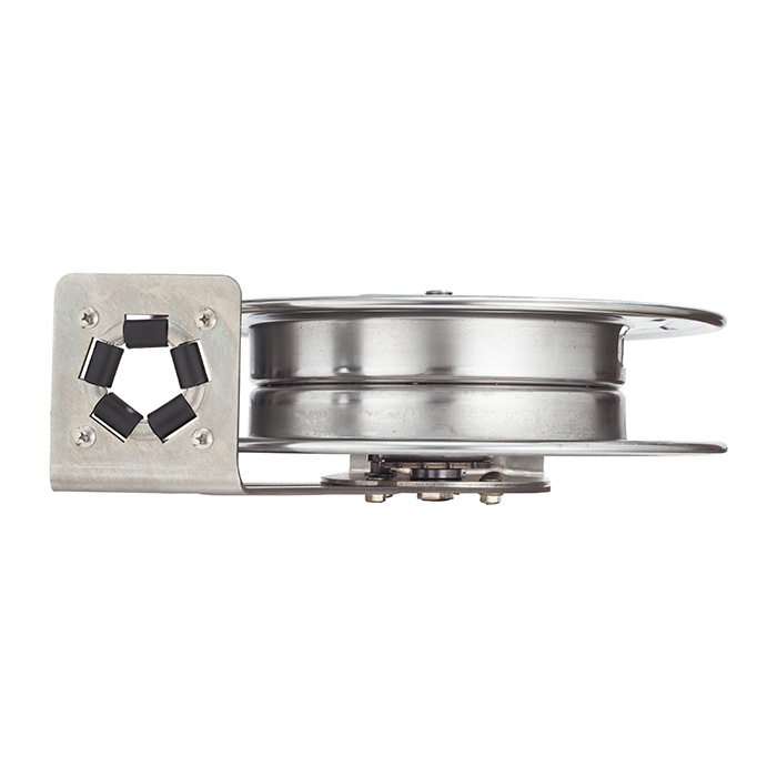 Барабан с инерционным механизмом, нерж. сталь, для мойки TLREEL TITAN LOCK