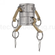 Камлок алюминиевый тип DD (переходник розетка 2" х розетка 2"), TL200DDAL TITAN LOCK