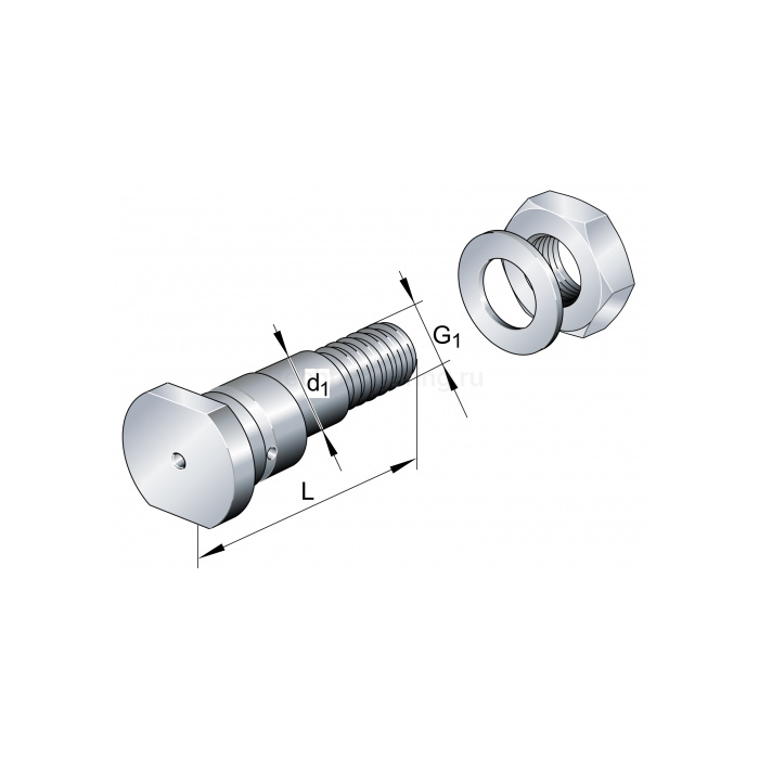 Цапфа LFE40X115-A1 INA