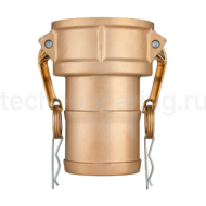 4in Соединение типа С, розетка с хвостовиком (латунь) 400CBR DIXON