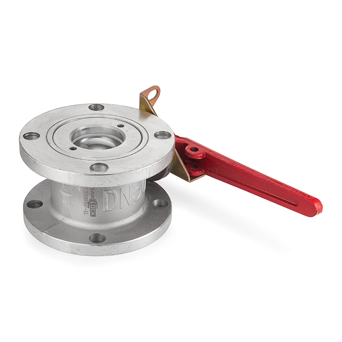 Кран шаровый для бензовоза, круглый фланец, алюм., DN75, TL300BVRF-AL TITAN LOCK — детальное фото 0