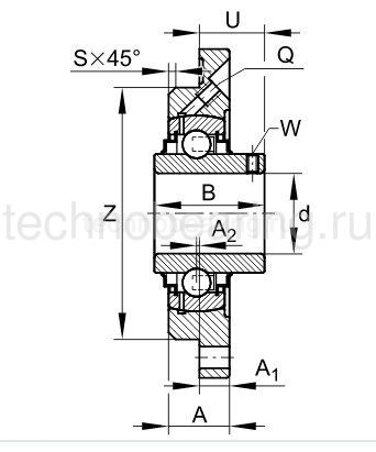 Подшипниковый узел RMEY50-XL-N INA