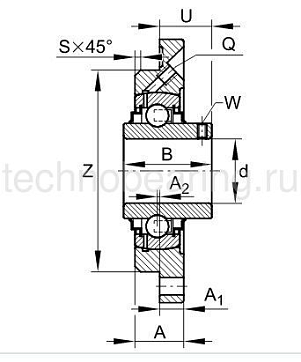 Подшипниковый узел RMEY50-XL-N INA
