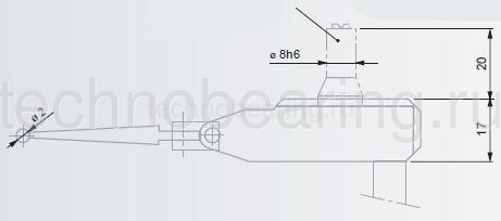 Рычажный щуп GT 31 ± 0,3 ± 0,3 мм 03210802 Tesa