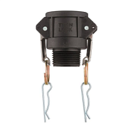 Камлок полипропиленовый тип B розетка, наруж. резьба BSP 2 1/2", TL250BPP TITAN LOCK